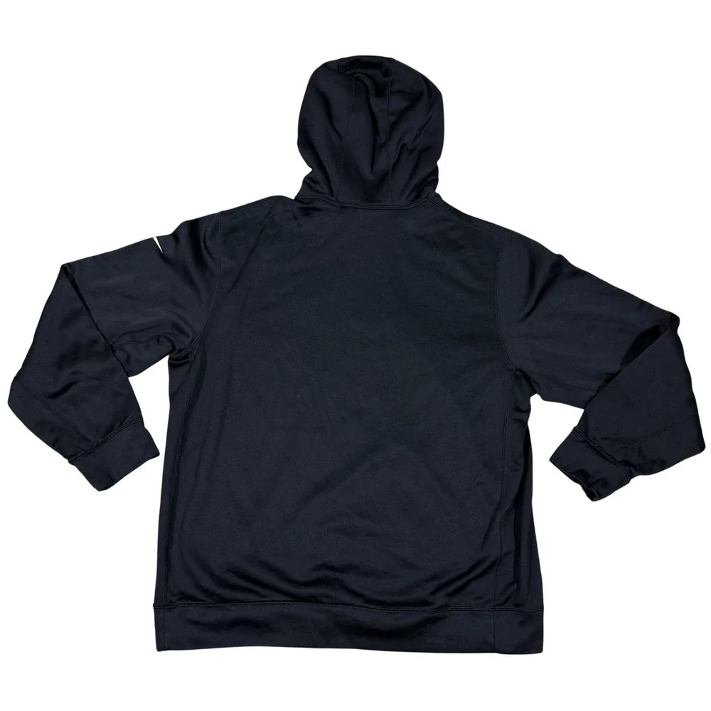 Nike New Orleans Saints Therma-Fit‎ Hoodie Men's XL Black Gold NFL Pullover